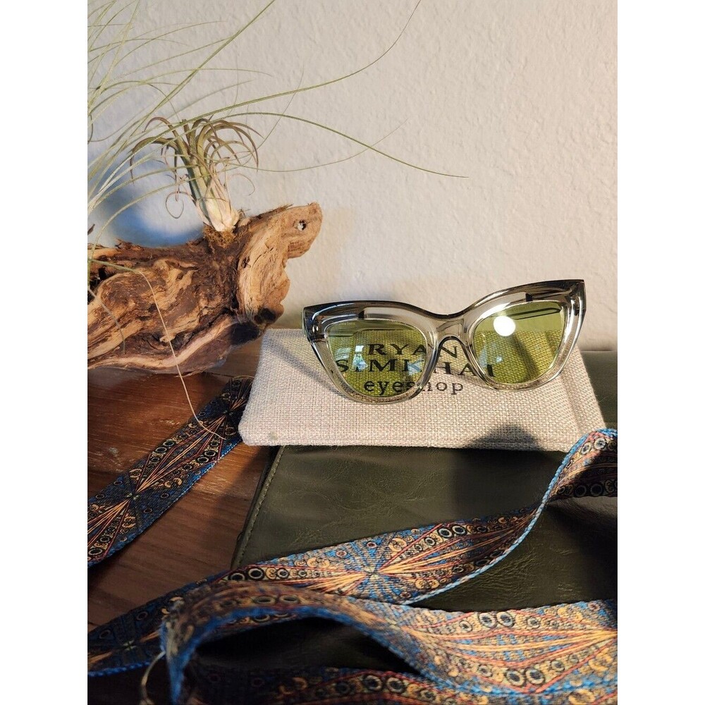 Ryan Simkhai GREEN Cat Eye Sunglasses